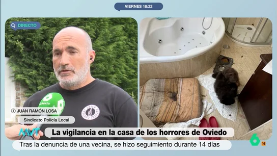 Juan Ramón Losa, sobre los niños retenidos en Oviedo: "No se puede asegurar el tiempo que llevaban sin ver la luz del sol" El policía es delegado del SIPLA de la Policía Local de Oviedo y compañero de los agentes que llevaron la investigación. Losa transmite que el padre de los niños recibió a los policías con tranquilidad y contestó a todas sus preguntas.