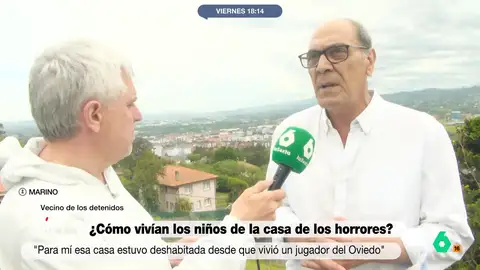 Marino, vecino de la 'casa de los horrores' de Oviedo: "Si hubiéramos visto algo hubiéramos denunciado" El vecino ha manifestado sentirse muy triste después de conocer la situación de los tres niños que han sido retenidos por su padre durante cuatro años. "Para mí esa casa siempre estuvo deshabitada desde hace cuatro años", ha contado.