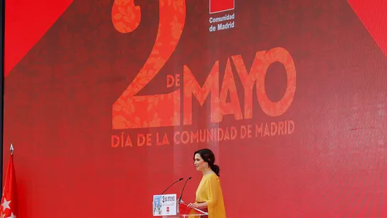 Isabel Díaz Ayuso, durante el acto del 2 de mayo en Madrid Isabel Díaz Ayuso, durante el acto del 2 de mayo en Madrid