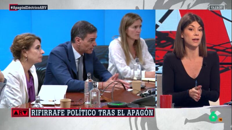  Ainhoa Martínez revela "el malestar" del Gobierno con Corredor: "En la reunión con las eléctricas, la actitud de Sánchez con ella no fue precisamente amistosa" 