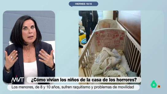 Beatriz de Vicente, sobre los padres que retuvieron a sus hijos en Oviedo: "Se han sumergido en un mundo paralelo del terror al Covid" Los pequeños, de entre 8 y 10 años, no salieron de casa en cuatro años. La abogada indica que la madre de los niños contó a los policías que estaban gravemente enfermos.