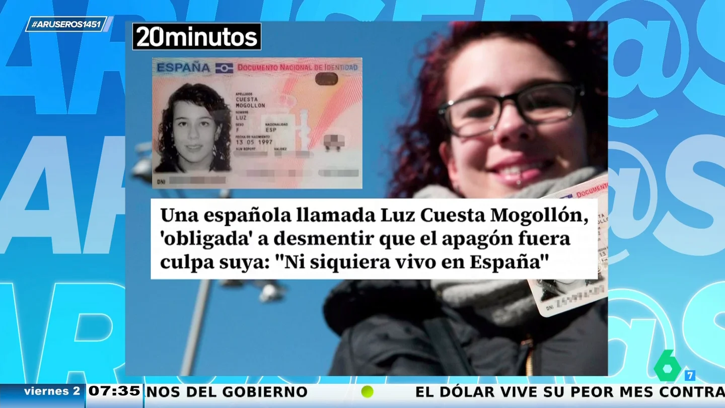 Angie Cárdenas, tras las bromas a Luz Cuesta Mogollón por el apagón: "Pobre niña, yo no la hubiera llamado así" Angie Cárdenas, tras las bromas a Luz Cuesta Mogollón por el apagón: "Pobre niña, yo no la hubiera llamado así"