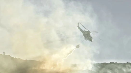 Imagen de archivo de un helicóptero de Bomberos de Asturias Imagen de archivo de un helicóptero de Bomberos de Asturias