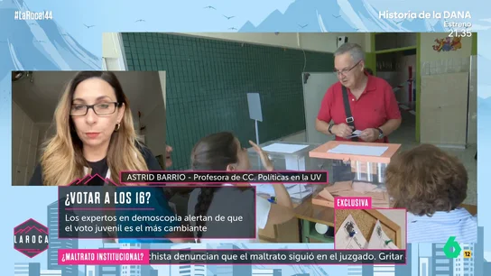 LA ROCA : ¿Votar a los 16? Esto es lo que opina Astrid Barrio, profesora de CC. Políticas en la Universidad de Valencia: "La edad no siempre es un criterio" LA ROCA : ¿Votar a los 16? Esto es lo que opina Astrid Barrio, profesora de CC. Políticas en la Universidad de Valencia: "La edad no siempre es un criterio"