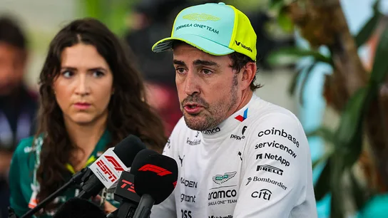 Fernando Alonso tras la carrera sprint de Miami Fernando Alonso tras la carrera sprint de Miami