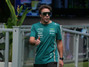 Fernando Alonso en el GP de Miami