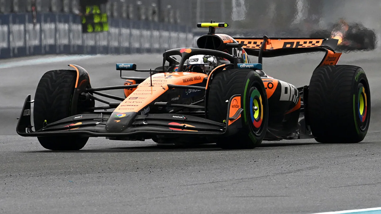 Lando Norris durante el GP de Miami Lando Norris durante el GP de Miami