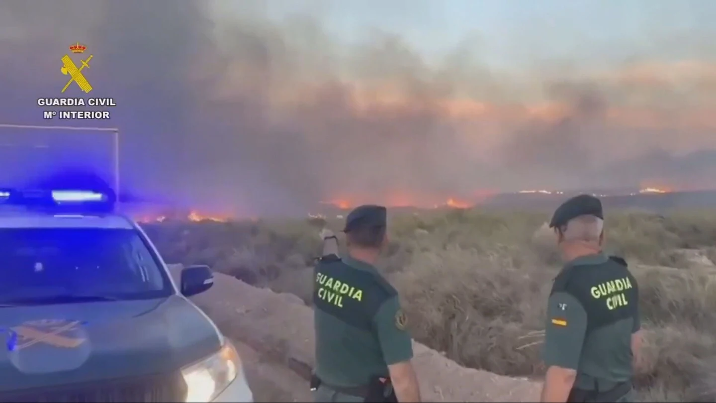 Incendio en Almería Incendio en Almería