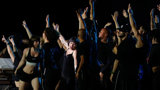 Lady Gaga durante su concierto en la playa de Copacabana, Brasil Lady Gaga durante su concierto en la playa de Copacabana, Brasil