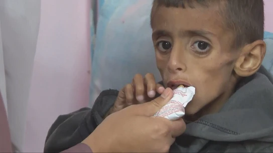 Un niño gazatí Un niño gazatí