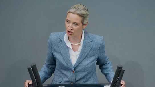 Alice Weidel, líder de Alternativa para Alemania (AfD). Alice Weidel, líder de Alternativa para Alemania (AfD).