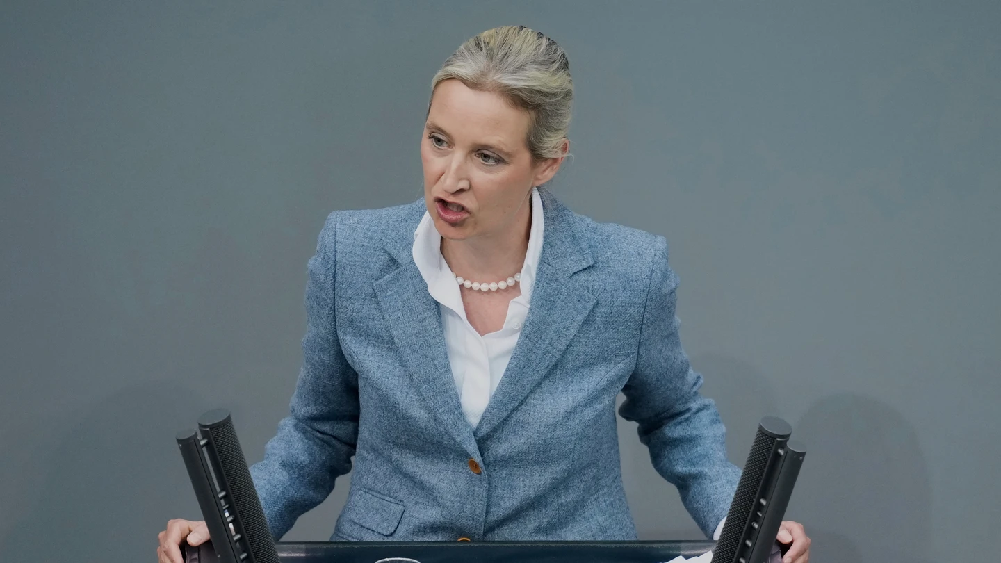 Alice Weidel, líder de Alternativa para Alemania (AfD). Alice Weidel, líder de Alternativa para Alemania (AfD).
