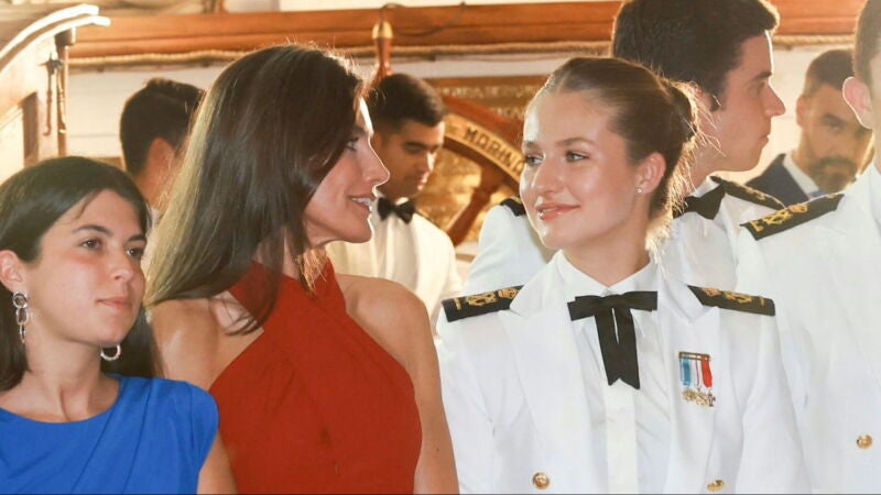 La reina Letizia y la princesa Leonor