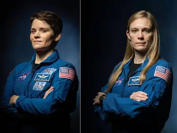 Dos mujeres astronautas realizan una caminata espacial para la mejora de la Estación Espacial Internacional Dos mujeres astronautas realizan una caminata espacial para la mejora de la Estación Espacial Internacional