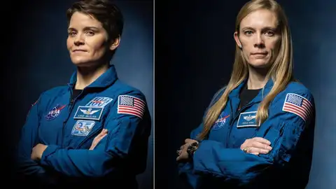 Dos mujeres astronautas realizan una caminata espacial para la mejora de la Estación Espacial Internacional Dos mujeres astronautas realizan una caminata espacial para la mejora de la Estación Espacial Internacional