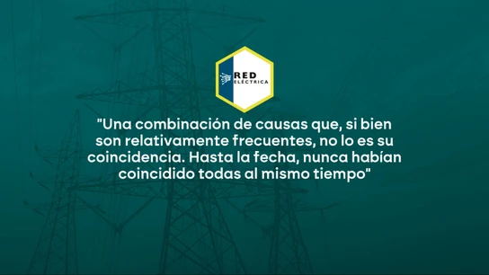 Anomalías seis días antes del apagón Anomalías seis días antes del apagón