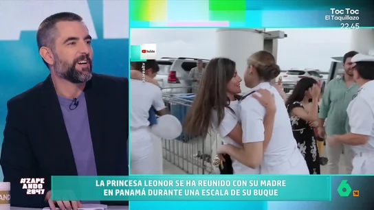 La reacción de Dani Mateo al ver el tierno reencuentro entre la reina Letizia y Leonor: "A mi no me recibía así mi madre" La reacción de Dani Mateo al ver el tierno reencuentro entre la reina Letizia y Leonor: "A mi no me recibía así mi madre"