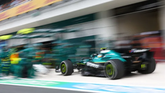 Fernando Alonso durante el GP de Miami Fernando Alonso durante el GP de Miami