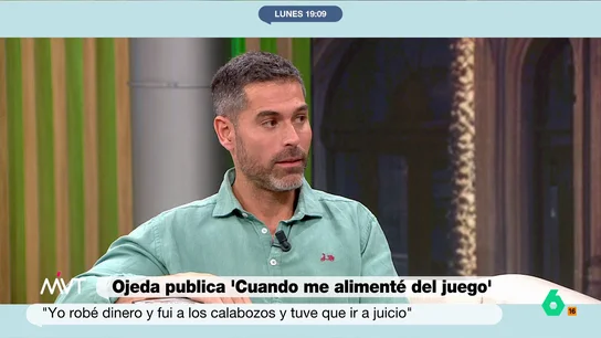 El mensaje de Pablo Ojeda a los familiares de adictos al juego: "Nerviosismo, falta de apetito... son claros indicios" Pablo Ojeda habla con Iñaki López sobre su ludopatía, que cuenta en su libro 'Cuando me alimenté del juego'. En este vídeo, explica a familiares de personas con esta adicción algunos indicios para identificarla.