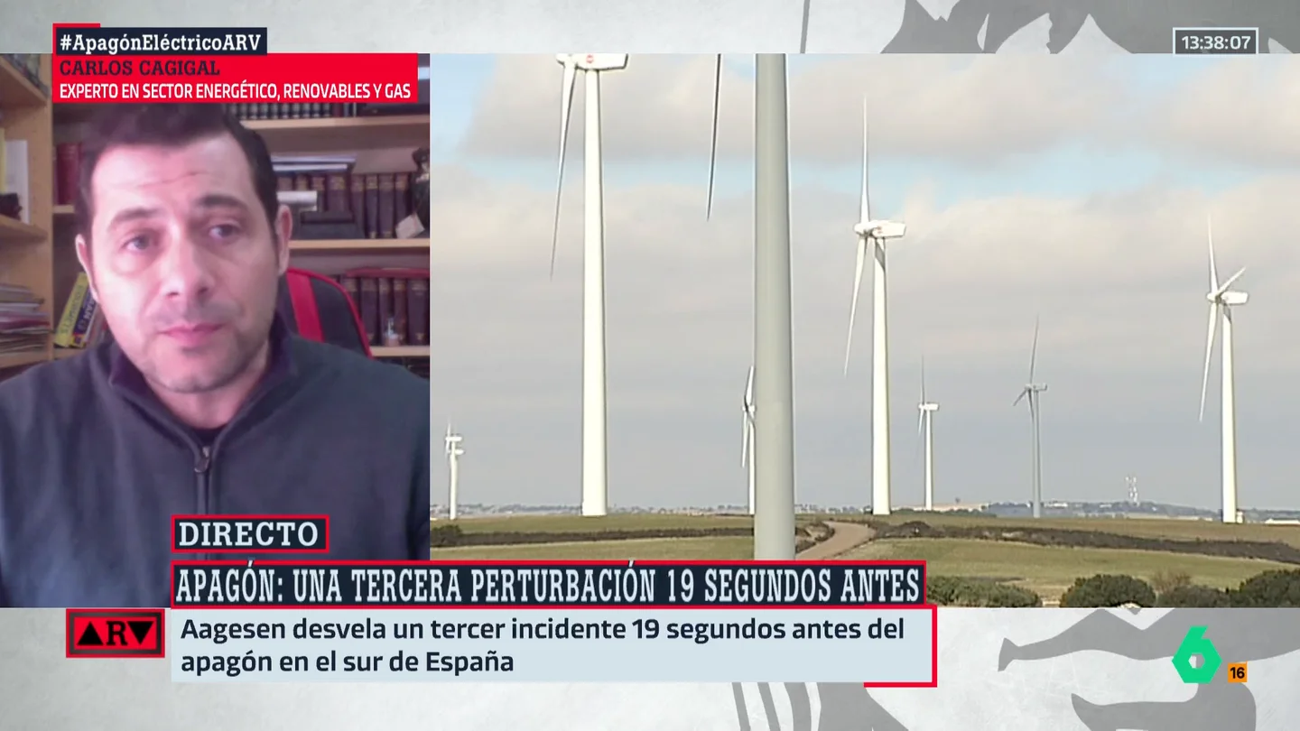 Carlos Cagigal, sobre el gran apagón: "Lo del lunes fue una concatenación de hechos aislados" Carlos Cagigal, sobre el gran apagón: "Lo del lunes fue una concatenación de hechos aislados"