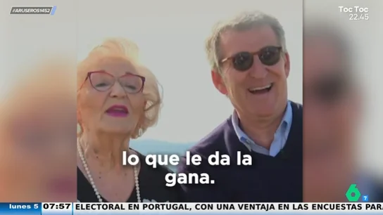 La madre de Núñez Feijóo habla sobre su hijo: "Me escucha con interés, pero hace lo que le da la gana" La madre de Núñez Feijóo habla sobre su hijo: "Me escucha con interés, pero hace lo que le da la gana"