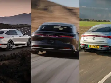 Audi A6 e-tron, Lucid Air y el Mercedes EQS Audi A6 e-tron, Lucid Air y el Mercedes EQS