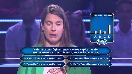 "No sé quién es Marcelo": la pregunta sobre los capitanes del Real Madrid que pone en un aprieto a una concursante apitanes del Real Madrid que pone en un aprieto a la concursante "No sé quién es Marcelo": la pregunta sobre los capitanes del Real Madrid que pone en un aprieto a una concursante