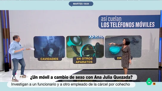 Así cuelan los teléfonos móviles en prisión: de cavidades corporales a drones Así cuelan los teléfonos móviles en prisión: de cavidades corporales a drones