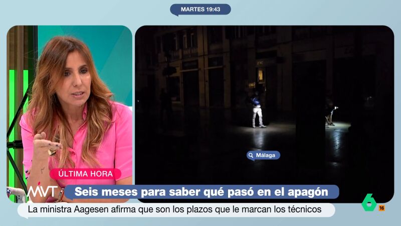 Carmen Morodo, muy crítica con el Gobierno por la gestión del apagón: "Me parece una tomadura de pelo"