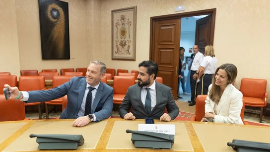 Los eurodiputados de Se Acabó la Fiesta en una imagen de arhcivo. Los eurodiputados de Se Acabó la Fiesta en una imagen de arhcivo.