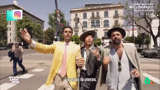 Daiki Mori, el japonés viral que lo está dando todo en la Feria de Sevilla: "Cantar, bailar, beber cervecita, manzanilla..." La sevillana que triunfa este año en la Feria de Sevilla la componen los hijos de José Manuel Soto y la protagoniza Daiki Mori, un japonés que se ha convertido en viral por la forma en la que disfruta de la fiesta sevillana.