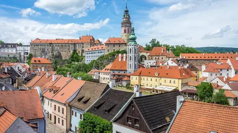 Cesky Krumlov en la República Checa Cesky Krumlov en la República Checa