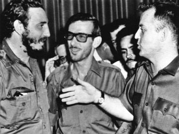Fidel Castro, Eloy Gutiérrez Menoyo y William Alexander Morgan