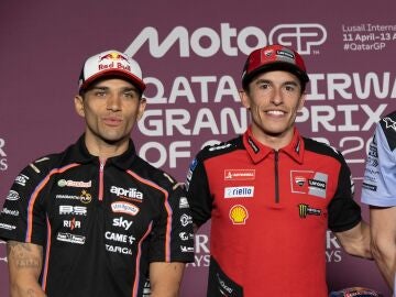 Jorge Mart&iacute;n y Marc M&aacute;rquez