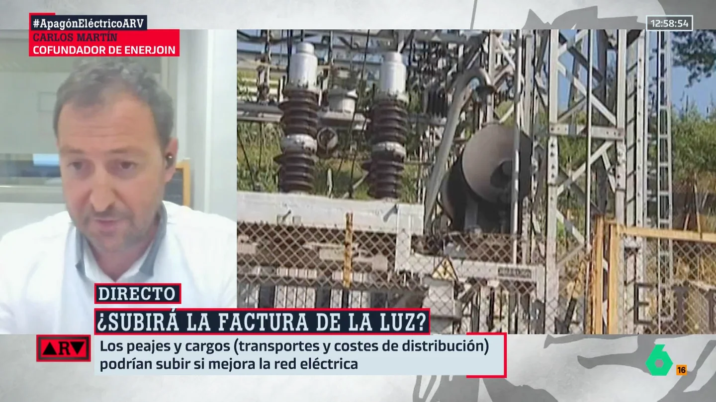 Carlos Martín, sobre la factura de la luz Carlos Martín, sobre la factura de la luz