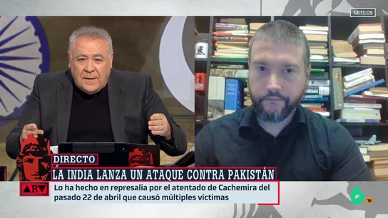 Guillermo Pulido, tras el ataque de India a Pakistán: "Se están rompiendo reglas del pasado; por lo tanto, podría haber una escalada" Guillermo Pulido, tras el ataque de India a Pakistán: "Se están rompiendo reglas del pasado; por lo tanto, podría haber una escalada"