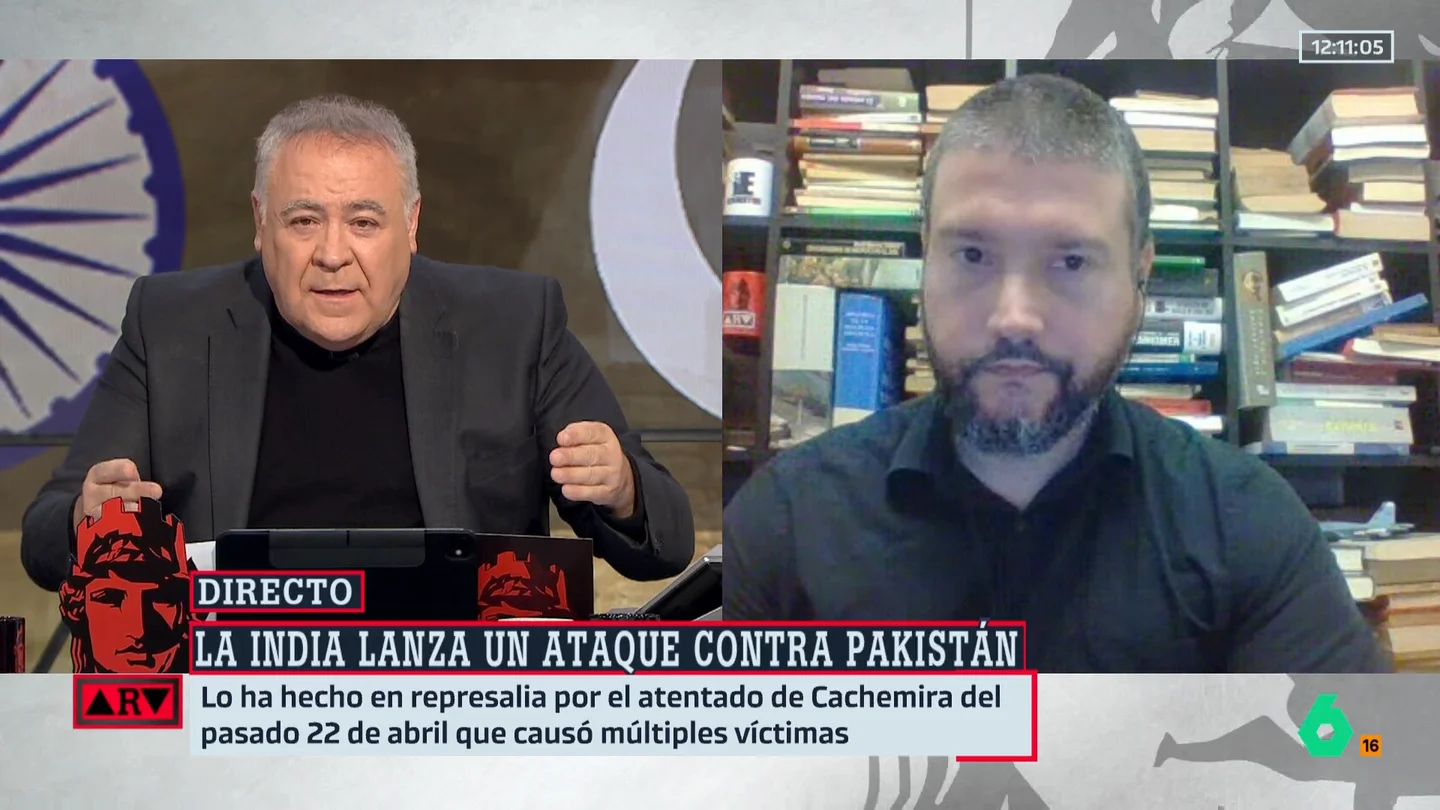 Guillermo Pulido, tras el ataque de India a Pakistán: "Se están rompiendo reglas del pasado; por lo tanto, podría haber una escalada" Guillermo Pulido, tras el ataque de India a Pakistán: "Se están rompiendo reglas del pasado; por lo tanto, podría haber una escalada"