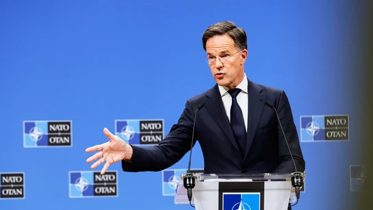 El secretario general de la OTAN, Mark Rutte El secretario general de la OTAN, Mark Rutte