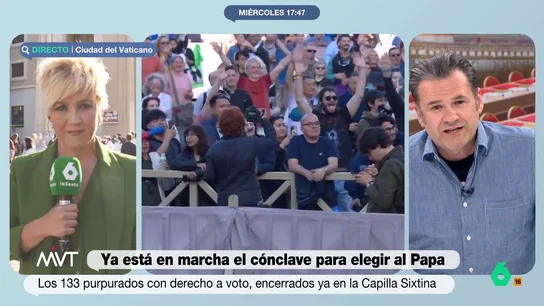 Iñaki, sobre el permiso de los cardenales para ir al baño durante el cónclave: "Lo entiendo, yo no aguanto el programa entero..." Cristina Pardo comparte un dato curioso: los cardenales ir al servicio durante el cónclave. Por otro lado, los religiosos no tienen sus móviles ya que no pueden acceder a noticias ni tampoco recibirlas para que su decisión no se vea influenciada.