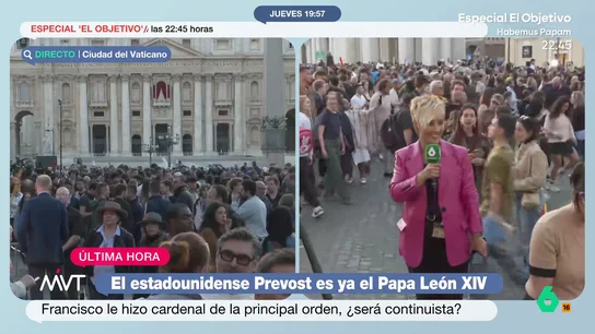 La reacción de Cristina Pardo cuando Iñaki López le dice que León XIV le ha perdonado "todos tus pecados" Iñaki López y Cristina Pardo mantienen una divertida conversación cuando el presentador le comenta a su compañera, en el Vaticano, que el nuevo papa León XIV le ha concedido la indulgencia plenaria a todos los presentes.