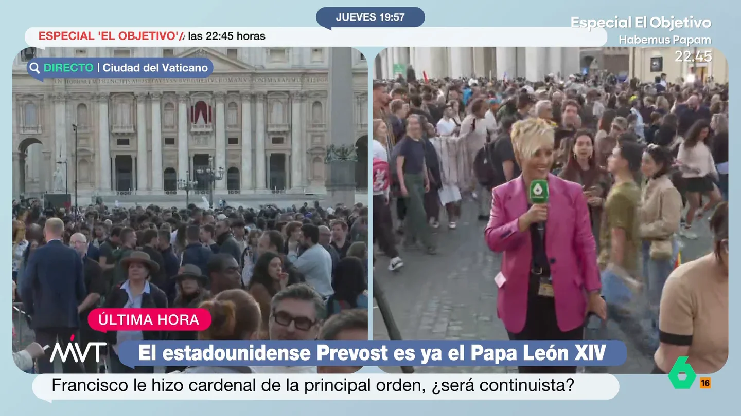 La reacción de Cristina Pardo cuando Iñaki López le dice que León XIV le ha perdonado "todos tus pecados" Iñaki López y Cristina Pardo mantienen una divertida conversación cuando el presentador le comenta a su compañera, en el Vaticano, que el nuevo papa León XIV le ha concedido la indulgencia plenaria a todos los presentes.