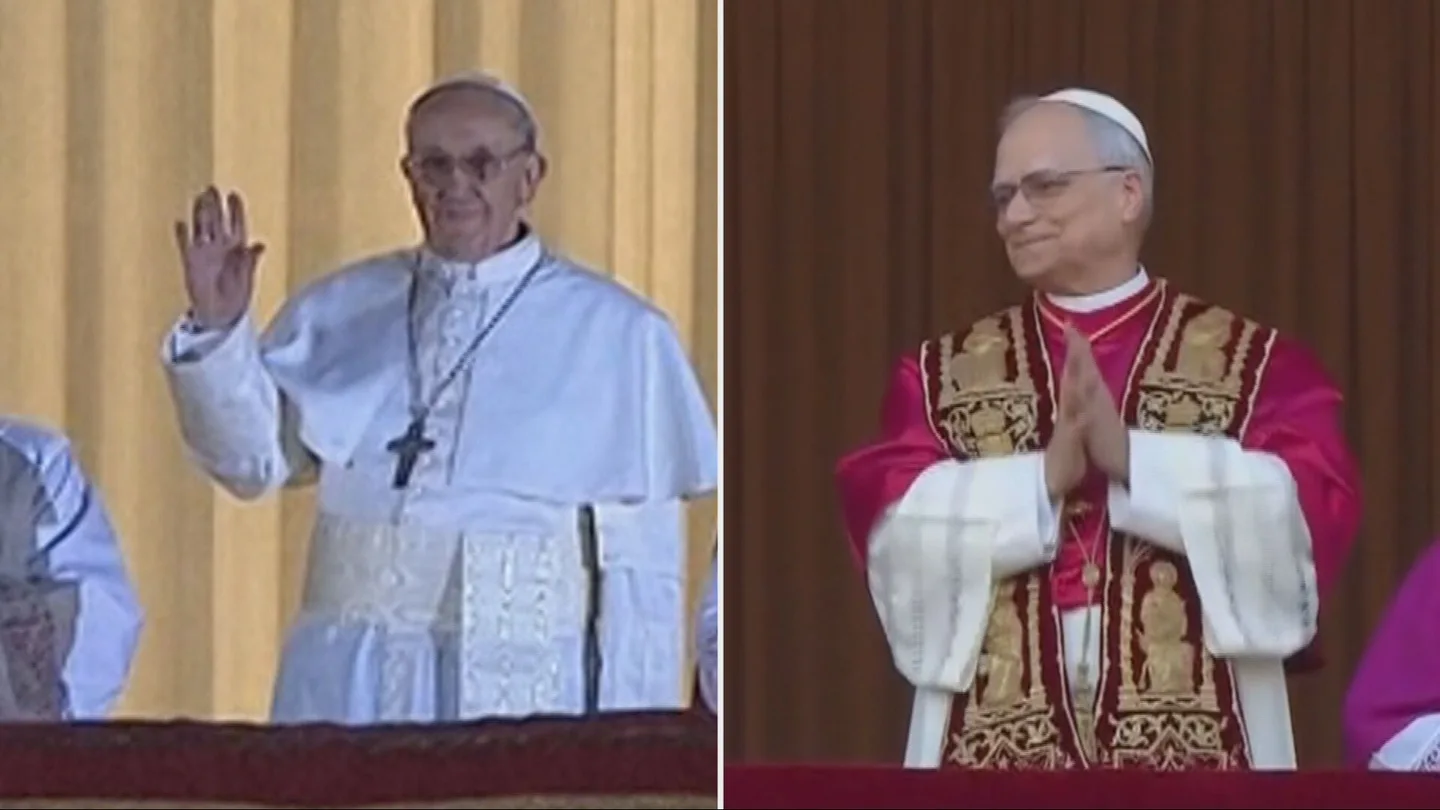 Diferencias en el primer saludo del papa León XVI y Francisco Diferencias en el primer saludo del papa León XVI y Francisco