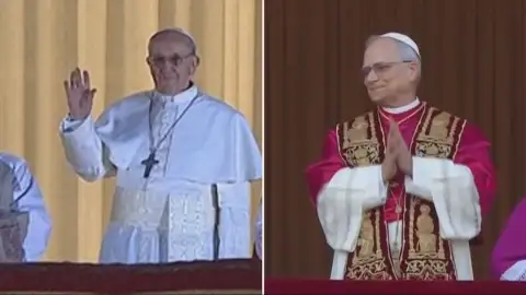 Diferencias en el primer saludo del papa León XVI y Francisco Diferencias en el primer saludo del papa León XVI y Francisco