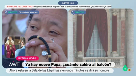 "Tiene toda la pinta de que va a ser el italiano": una turista española comparte con Cristina Pardo su quiniela papal "Tiene toda la pinta de que va a ser el italiano": una turista española comparte con Cristina Pardo su quiniela papal