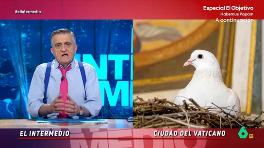 Wyoming entrevista al 'Espíritu Santo' sobre la elección de León XIV: "Solo le he pedido que no me arme mucho más lío" Wyoming entrevista en 'exclusiva' al máximo responsable de la elección de Robert Francis Prevost como el papa León XIV: el 'Espíritu Santo', que en este vídeo desvela los motivos por los que se ha decantado por él.