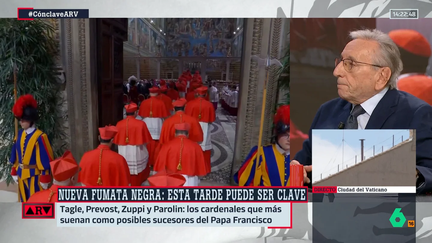Pedro Miguel Lamet, impresionado con la trascendencia del cónclave cuando "no creer en Dios está de moda" Pedro Miguel Lamet, impresionado con la trascendencia del cónclave cuando "no creer en Dios está de moda"