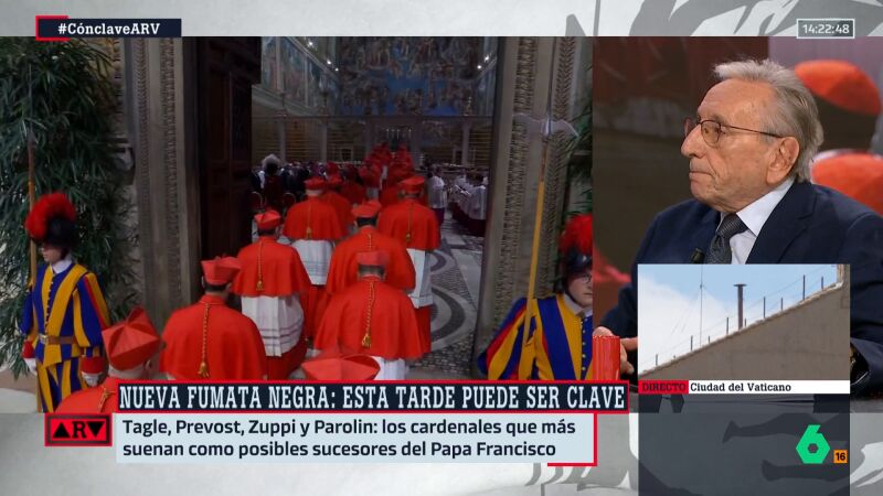 Pedro Miguel Lamet, impresionado con la trascendencia del cónclave cuando "no creer en Dios está de moda"