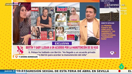 La reacción de Isabel Rábago a las dos portada de Bertín Osborne luciendo ¿cuerpazo? a los 68 años: "Este 'look' me chirría" La reacción de Isabel Rábago a las dos portada de Bertín Osborne luciendo ¿cuerpazo? a los 68 años: "Este 'look' me chirría"