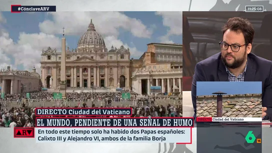 Monrosi destaca la importancia de la votación del nuevo papa: "Estamos ante una decisión histórica" Monrosi destaca la importancia de la votación del nuevo papa: "Estamos ante una decisión histórica"
