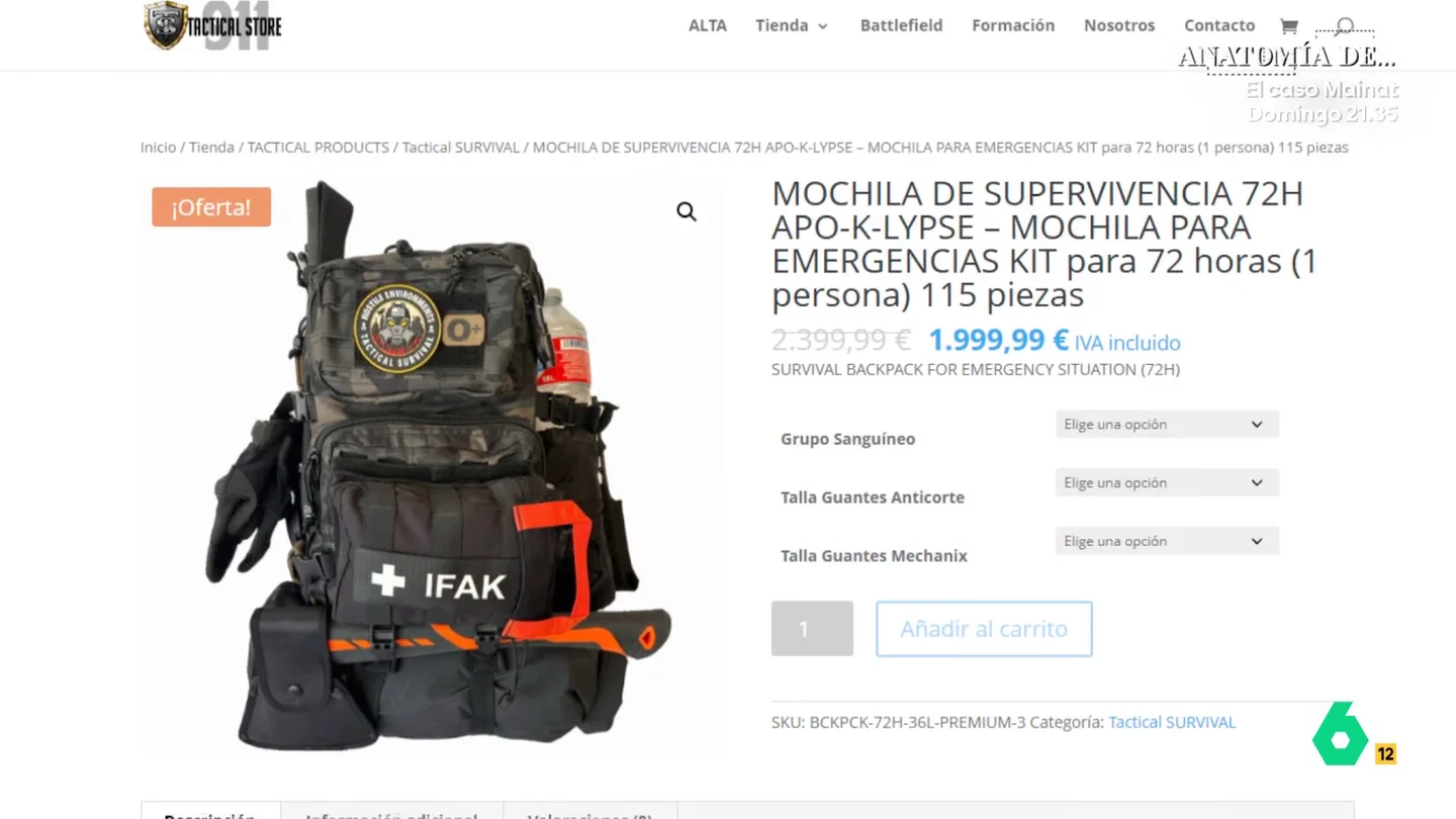 Hasta 2.000 euros por un kit de supervivencia tras el apagón Hasta 2.000 euros por un kit de supervivencia tras el apagón